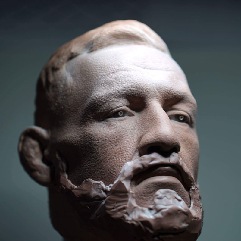 Lifelike Sculpture Of Conor Mcgregor For His Th Birthday