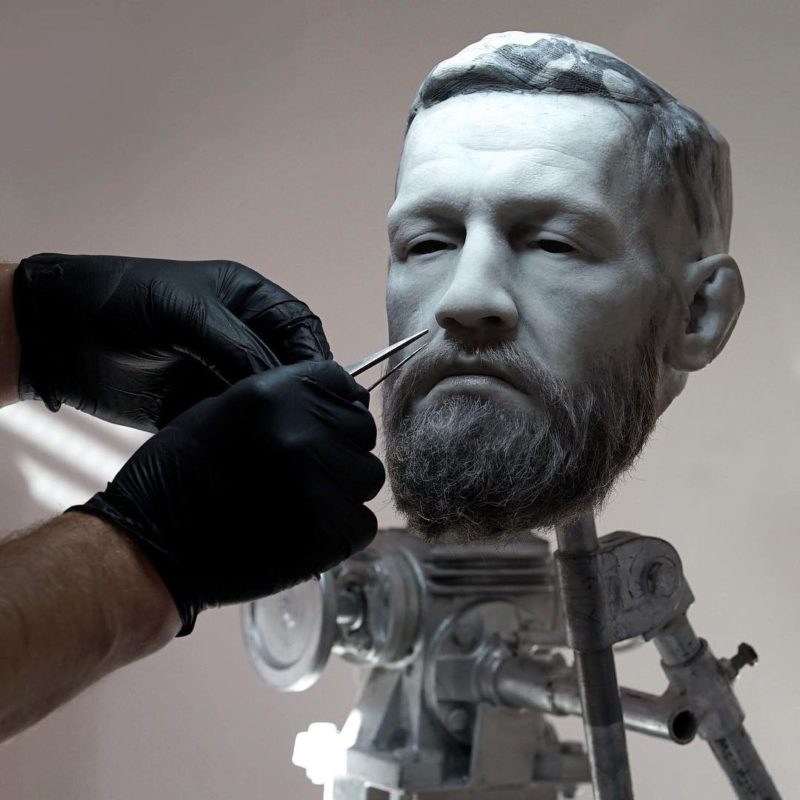 Lifelike Sculpture Of Conor McGregor For His 30th Birthday