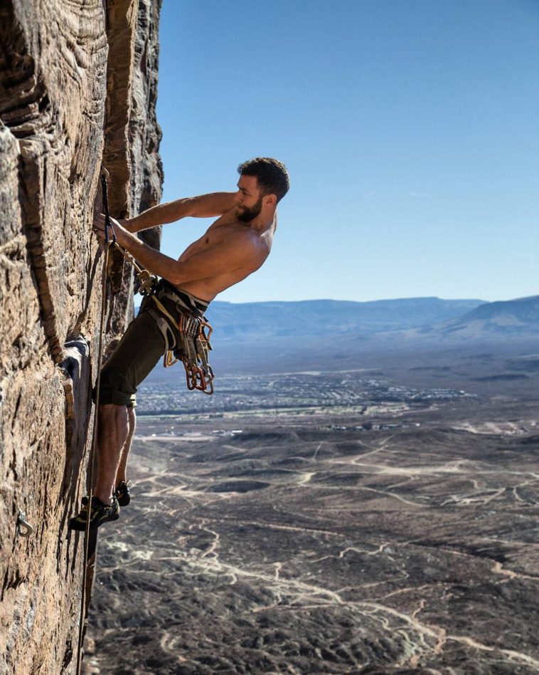 Crazy base jumper attached parachute to his skin for cliff jump | 2023