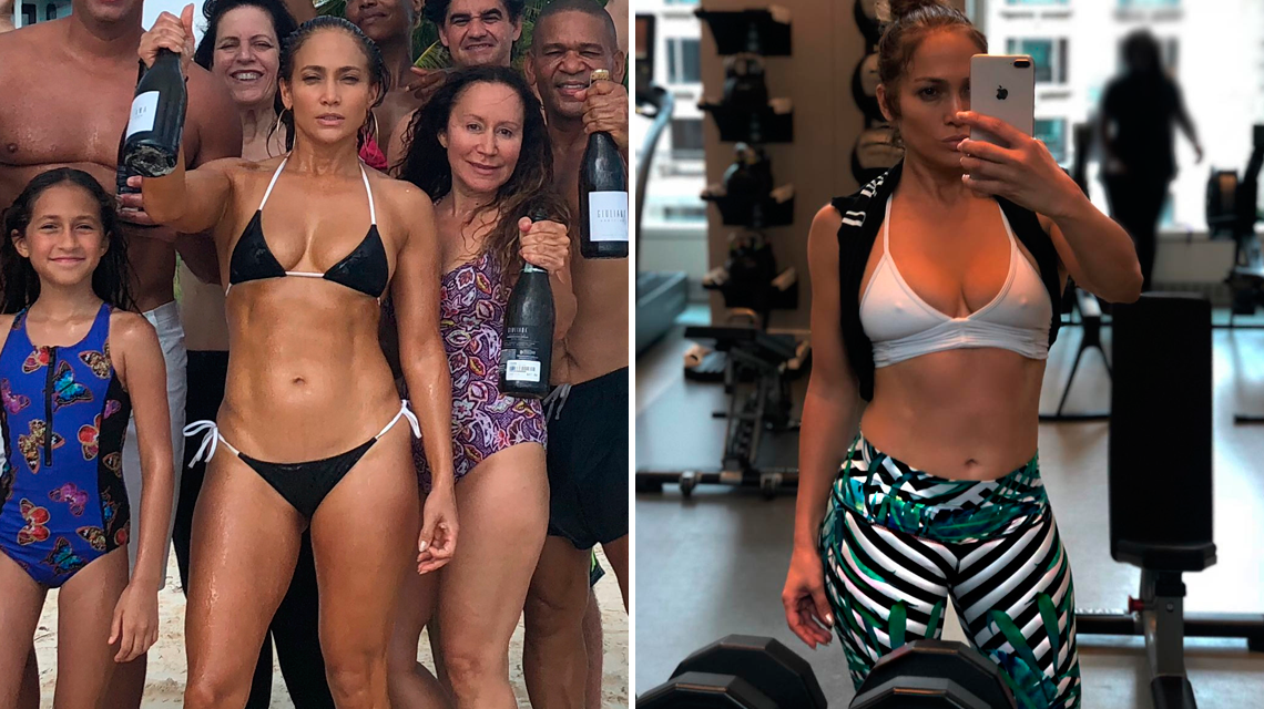 Jennifer Lopez Posts Gym Selfie Ahead Of Her 49th Birthday