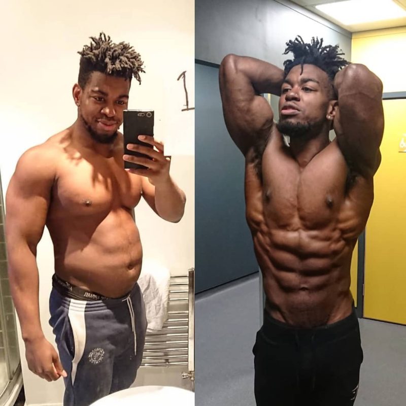 This guy totally transformed his body after girlfriend cheated on him