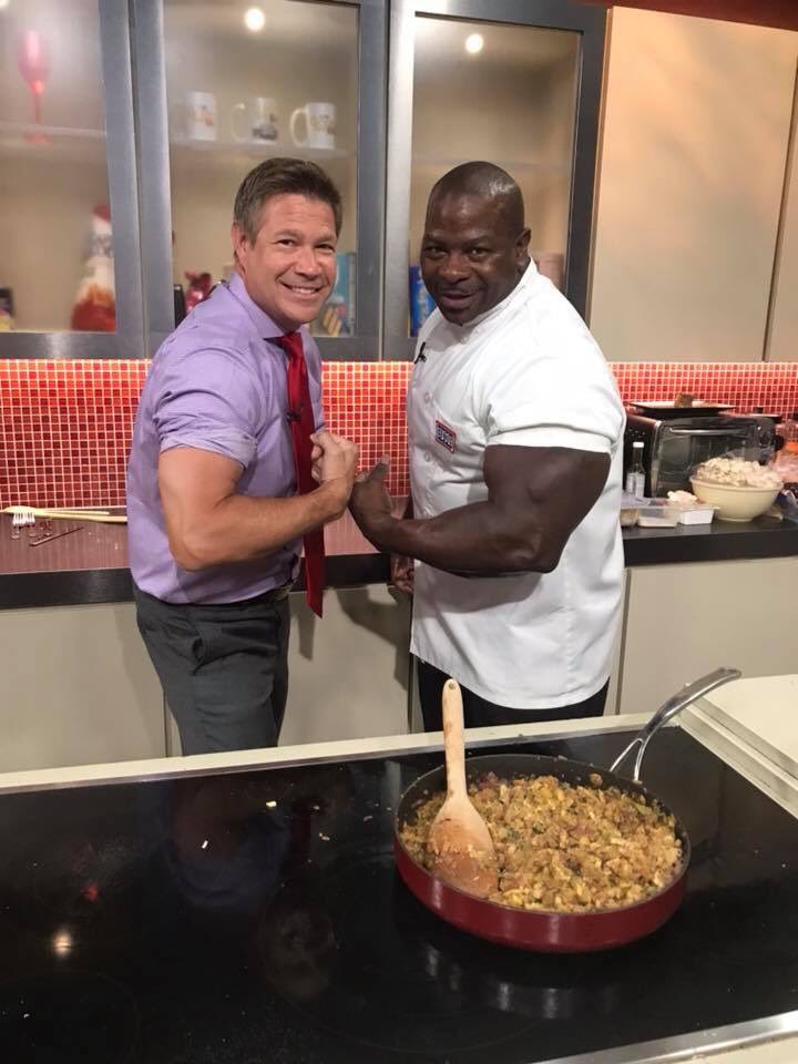 White House Chef Andre Rush Flexes His Viral Inch Biceps